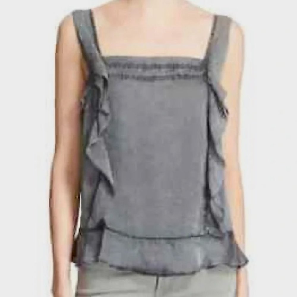 - Zadig & Voltaire Tendre Ruffle Tank.